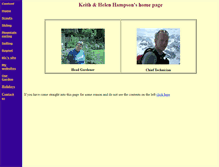 Tablet Screenshot of keithhampson.co.uk